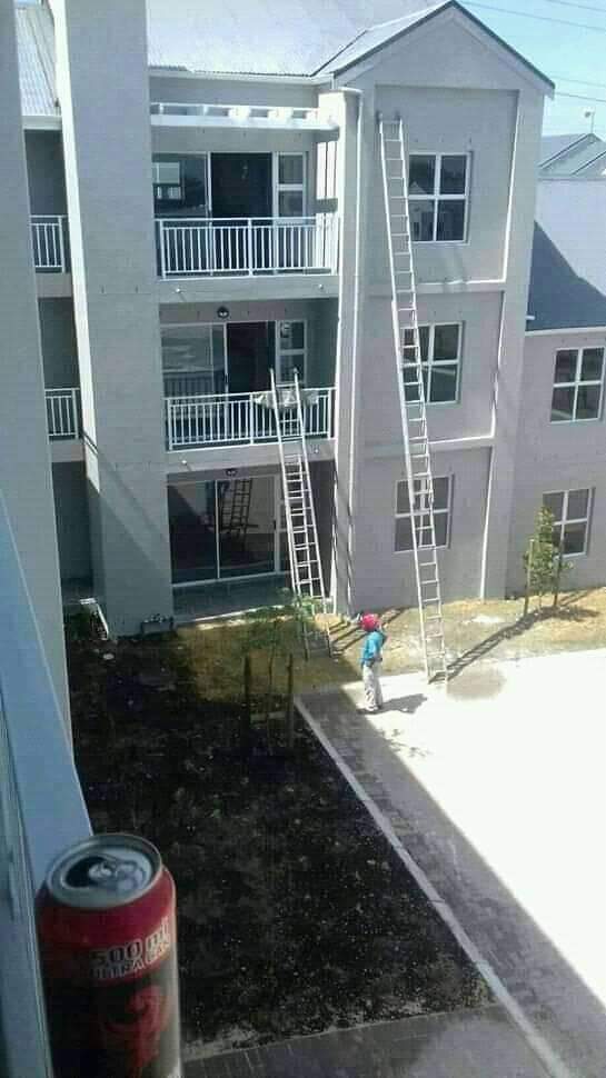 Commercial block painting — multi-storey