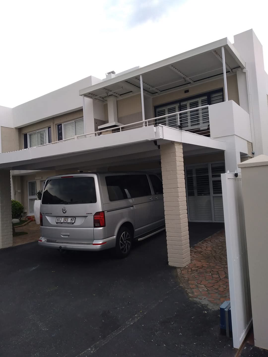 Completed exterior house painting